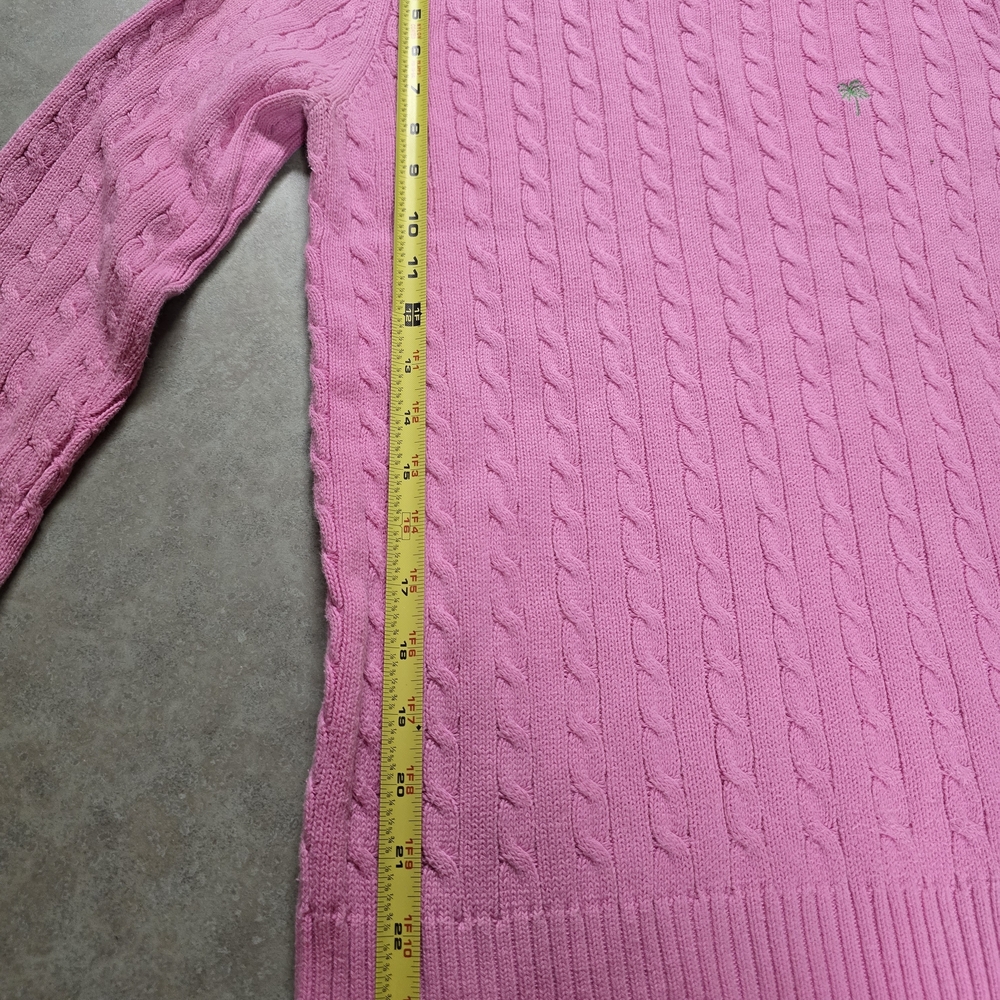 Pink Cable Knit Sweater - Picture 7 of 9